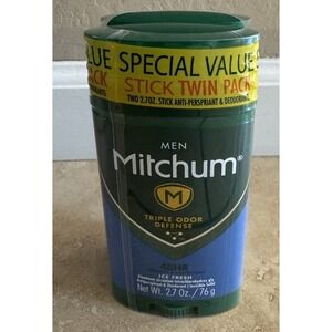 Mitchum ICE FRESH Deodorant Antiperspirant Triple OdorDefense InvisibleSolid NEW